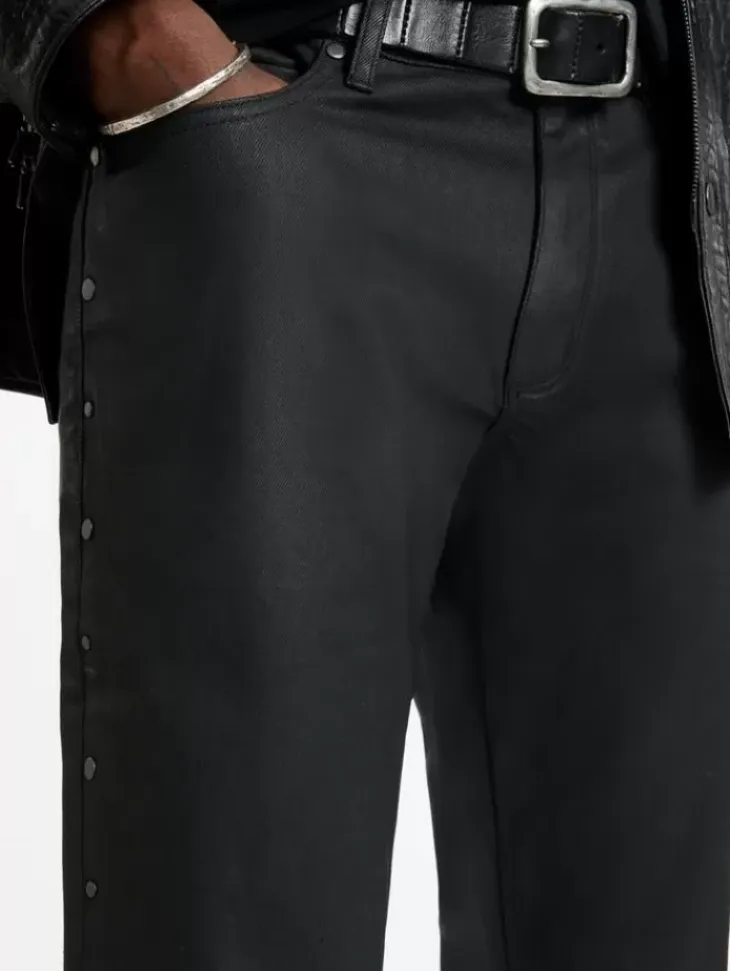 Jeans & Pants>John Varvatos DANTE STUDDED JEANS BLACK