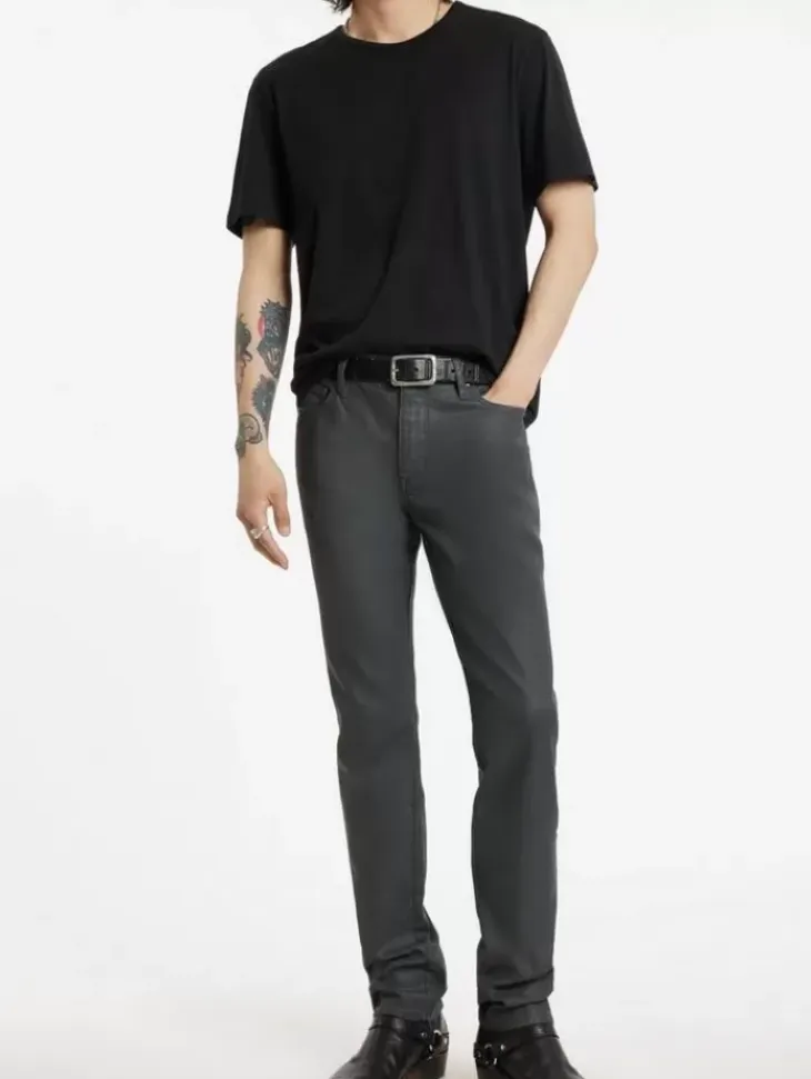 Jeans & Pants>John Varvatos DANTE STUDDED JEANS DKSTEELHTR