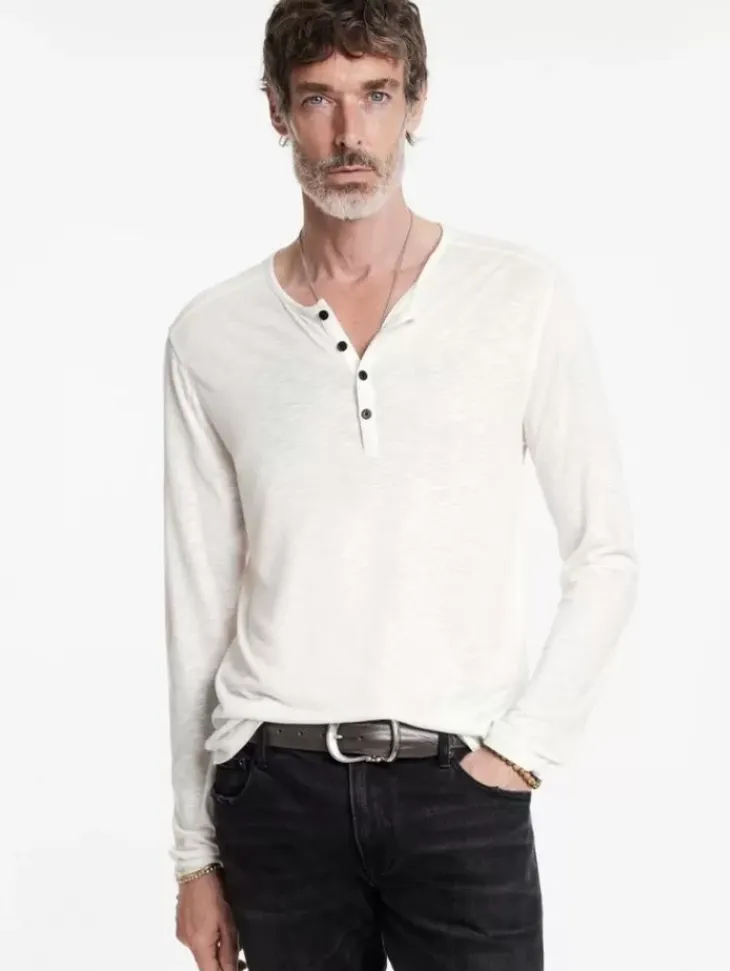 Henleys>John Varvatos DANVILLE HENLEY SALT