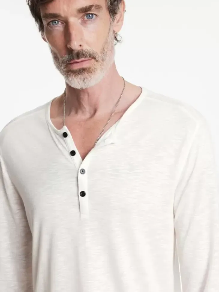Henleys>John Varvatos DANVILLE HENLEY SALT