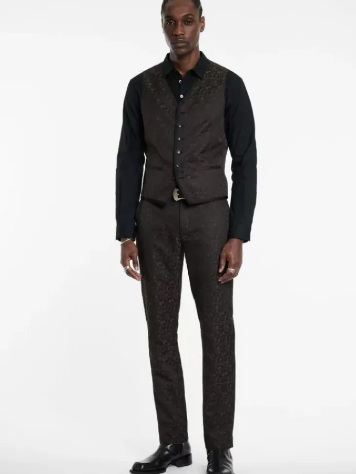 Suit Jackets>John Varvatos DAVIE VEST CHARCOALGREY