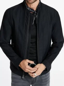 Tops>John Varvatos DEPECHE JACKET BLACK