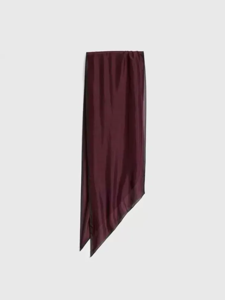 Scarves & Ties>John Varvatos DICKIE SCARF OXBLOOD