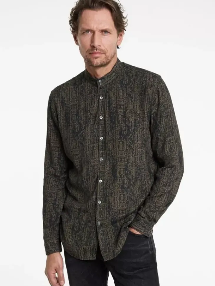 Shirts>John Varvatos DORA SHIRT LTBROWN