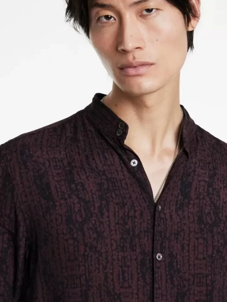 Shirts>John Varvatos DORA SHIRT DARKPLUM
