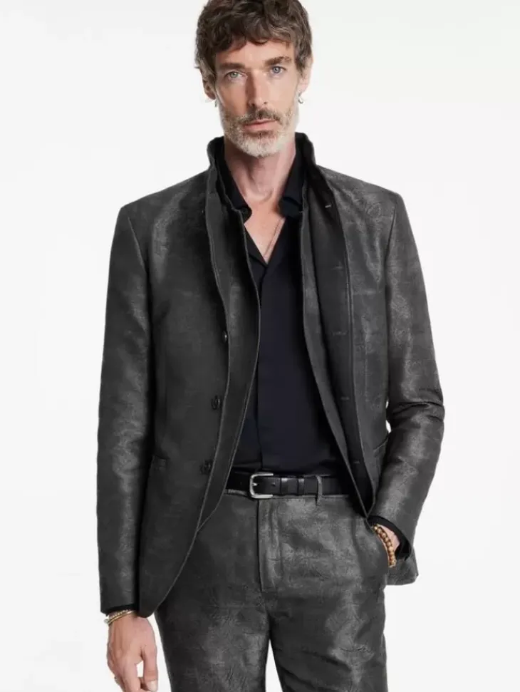 Coats And Jackets|Suit Jackets>John Varvatos DORAN JACKET ECLIPSEHEATHER