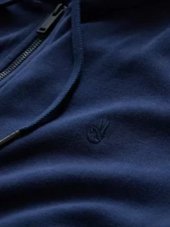 Leather & Outerwear|Tops>John Varvatos DOUBLE KNIT HOODIE INK