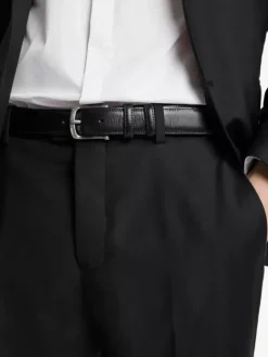 Belts>John Varvatos DRESS BELT BLACK
