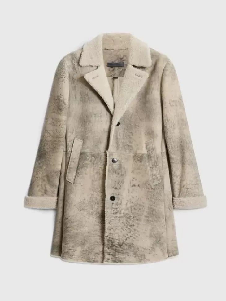 Coats And Jackets|Leather Jackets>John Varvatos DUNCAN COAT CORK
