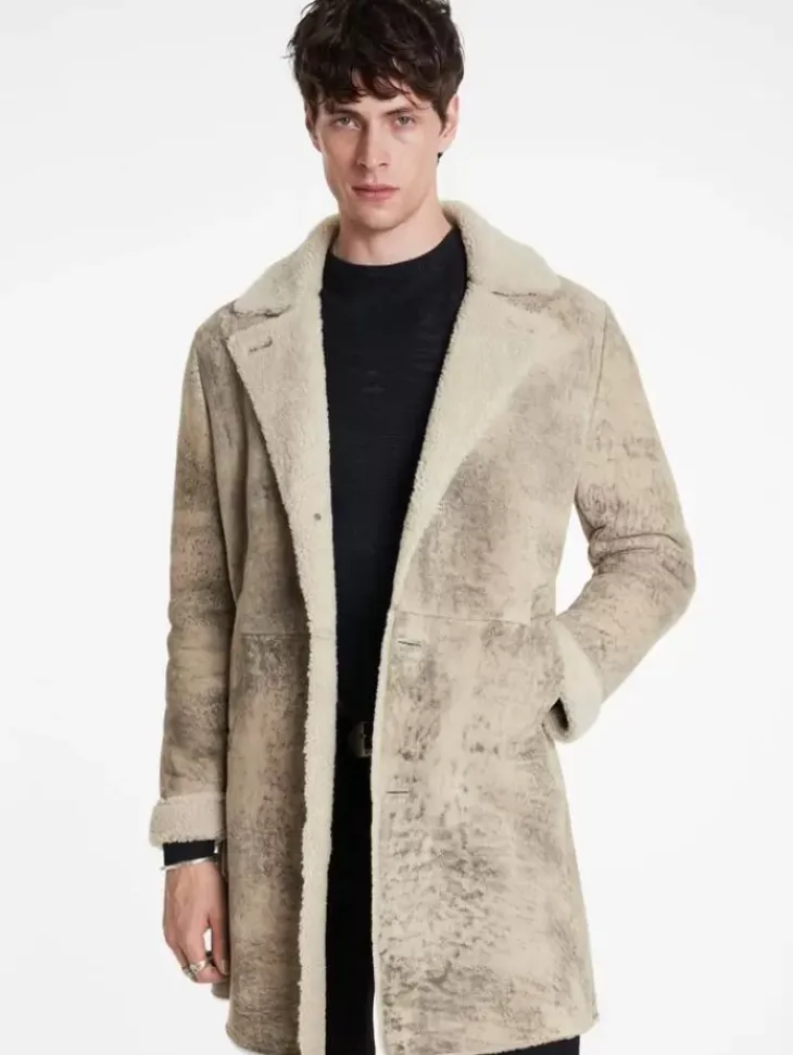 Coats And Jackets|Leather Jackets>John Varvatos DUNCAN COAT CORK