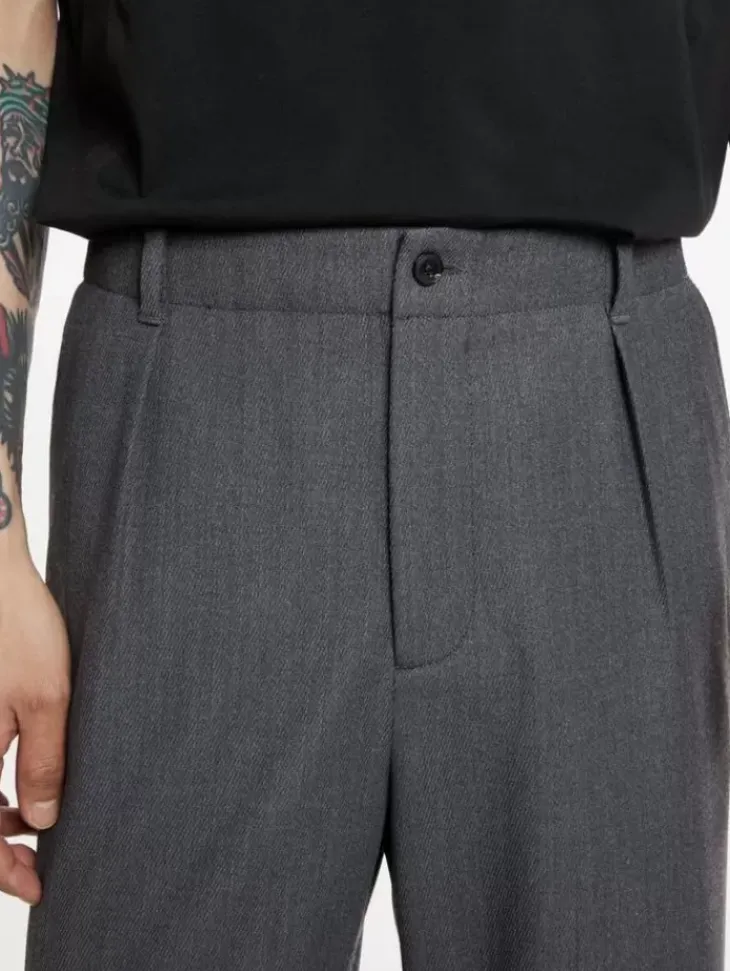Jeans & Pants>John Varvatos ELY PANTS DKSTEELHTR