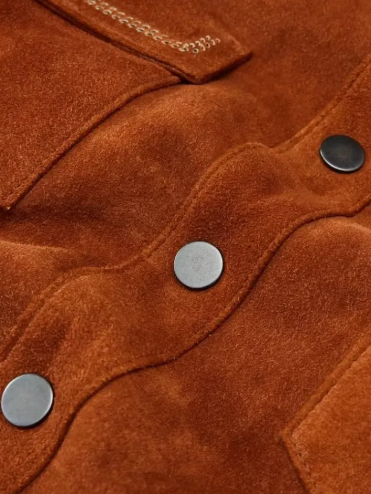 Tops|Leather & Outerwear>John Varvatos EMMONS JACKET ESPRESSO