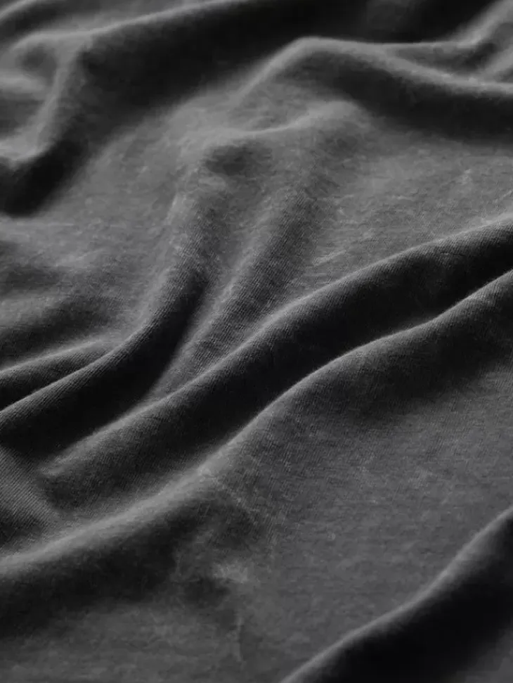 Tops>John Varvatos ENZO CREW DKSTEELHTR