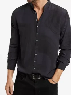 Tops>John Varvatos ESTILL SHIRT BLACKTINT