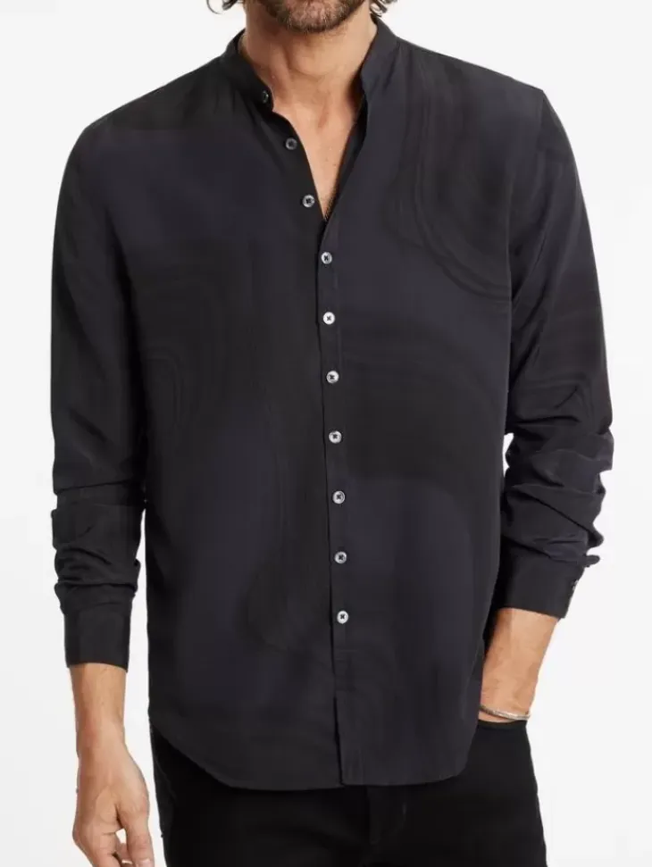 Tops>John Varvatos ESTILL SHIRT BLACKTINT