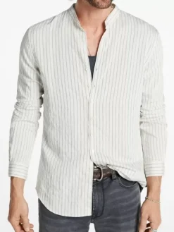 Tops>John Varvatos ESTILL SHIRT WHITE