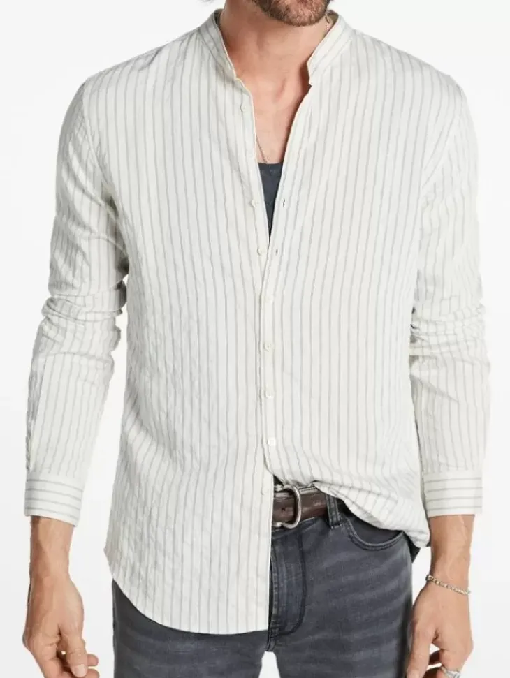 Tops>John Varvatos ESTILL SHIRT WHITE