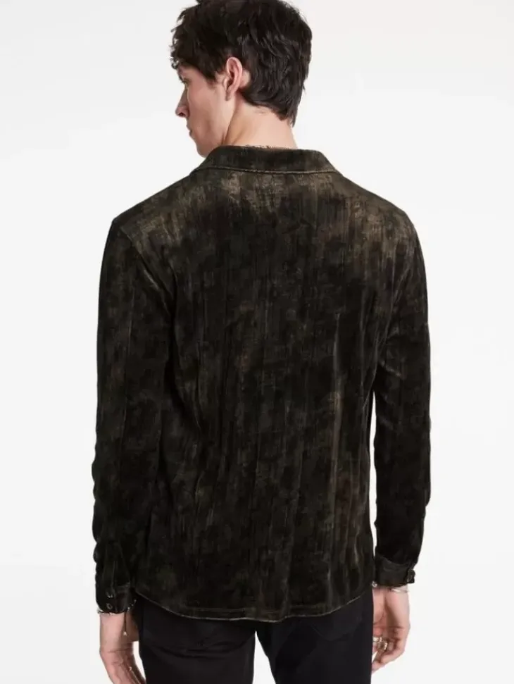 Shirts>John Varvatos FERENTINO SHIRT CHARCBROWN