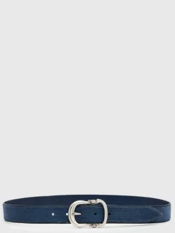 Belts|Leather Belts>John Varvatos FILMORE BELT HAZYBLUE