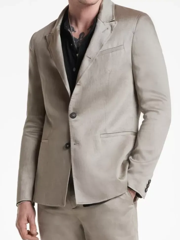 Leather & Outerwear|Tops>John Varvatos GIDO JACKET DRIEDSAGE