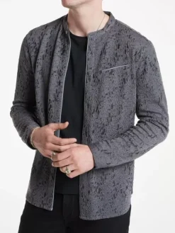 Tops>John Varvatos GLENN SHIRT GREYSTONE