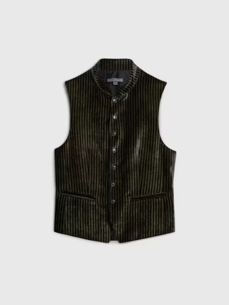 Suit Jackets>John Varvatos GLYNN VEST BLACK