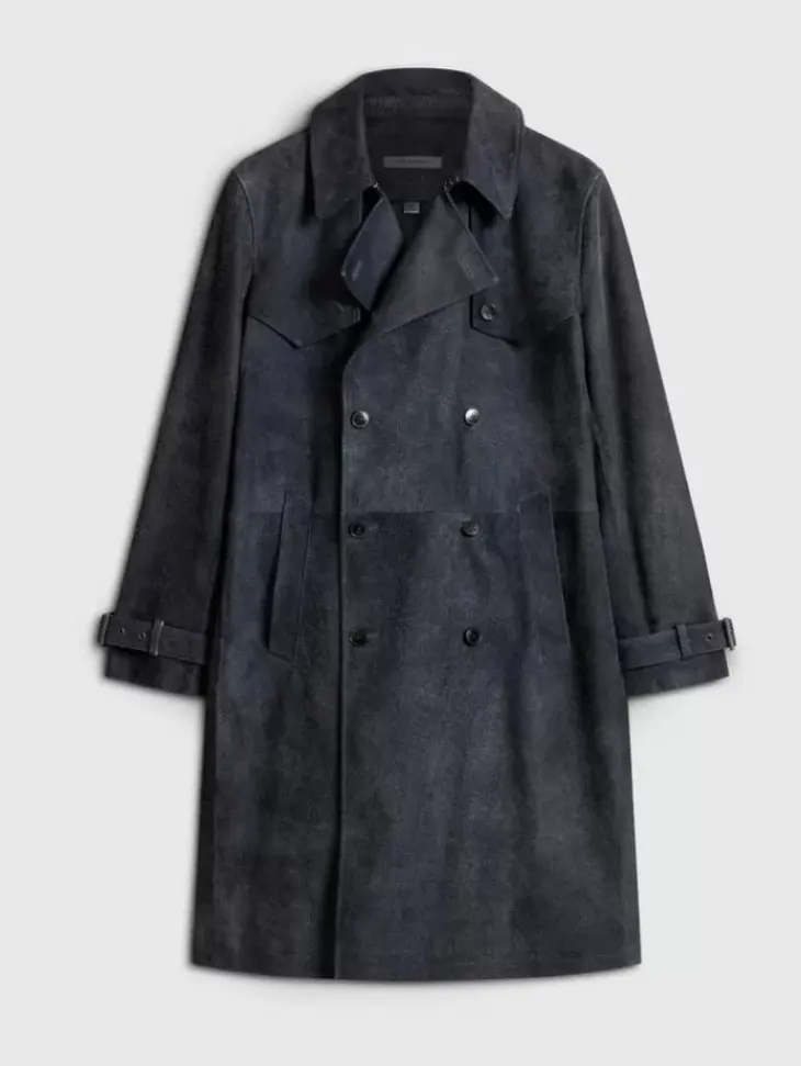 Coats And Jackets|Leather Jackets>John Varvatos HACKNEY COAT INDIGO