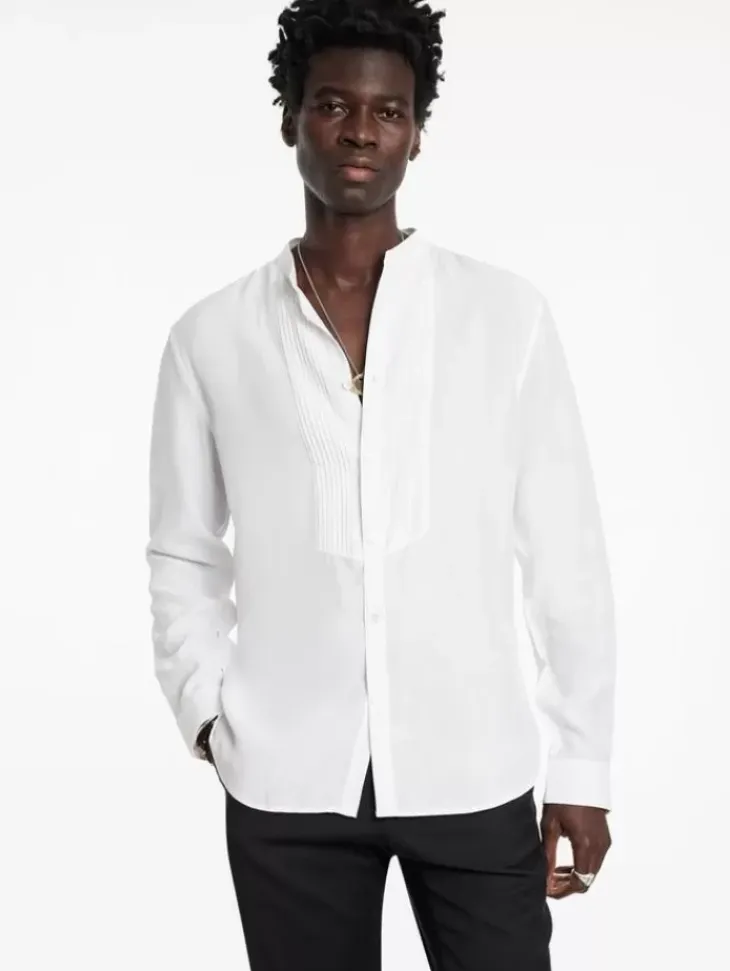 Shirts>John Varvatos HANOVER SHIRT WHITE