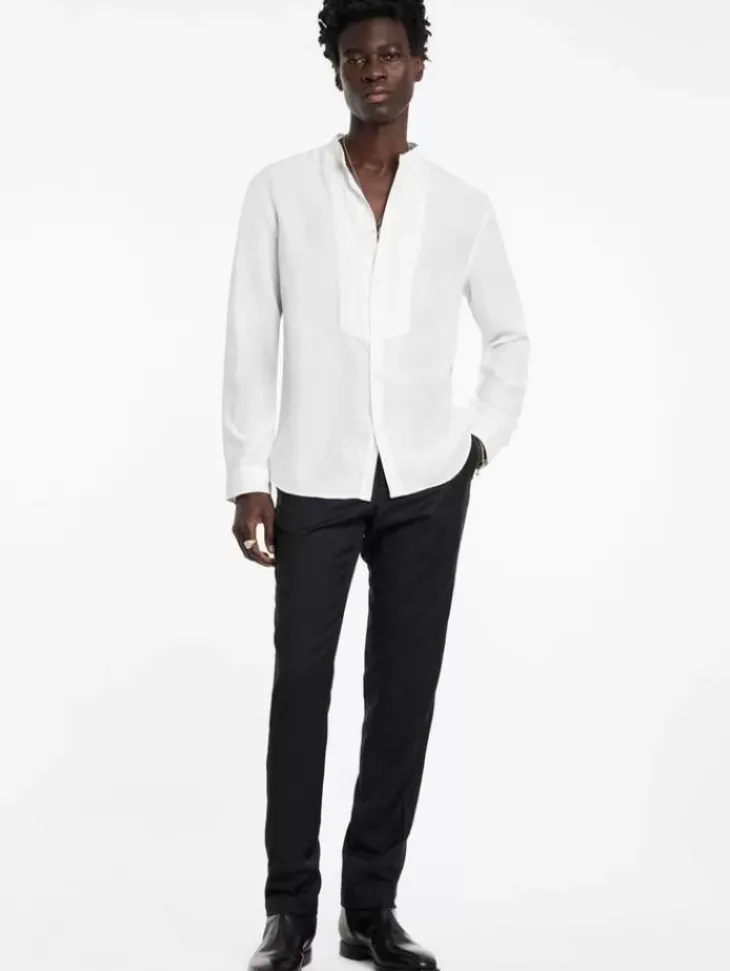 Shirts>John Varvatos HANOVER SHIRT WHITE