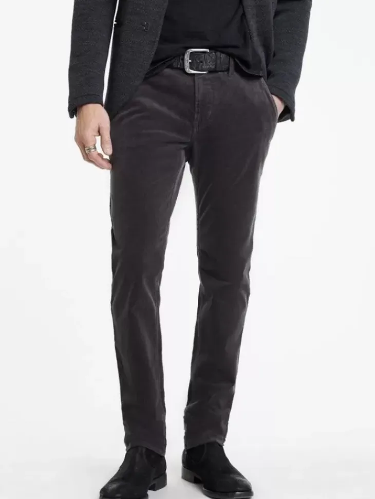 Pants|Jeans>John Varvatos HANS HYBRID JEAN PANT BELUGA/WHITE