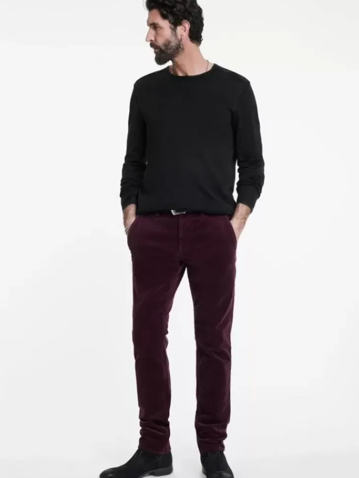 Pants|Jeans>John Varvatos HANS HYBRID JEAN PANT DARKPLUM