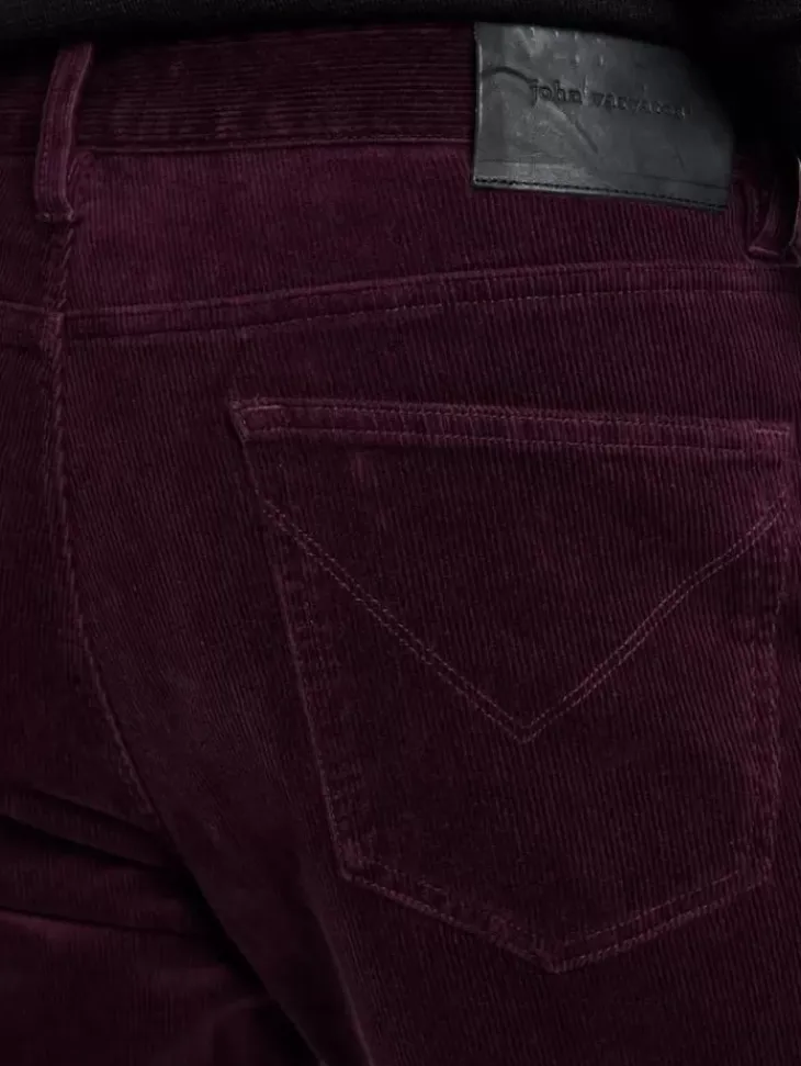 Pants|Jeans>John Varvatos HANS HYBRID JEAN PANT DARKPLUM