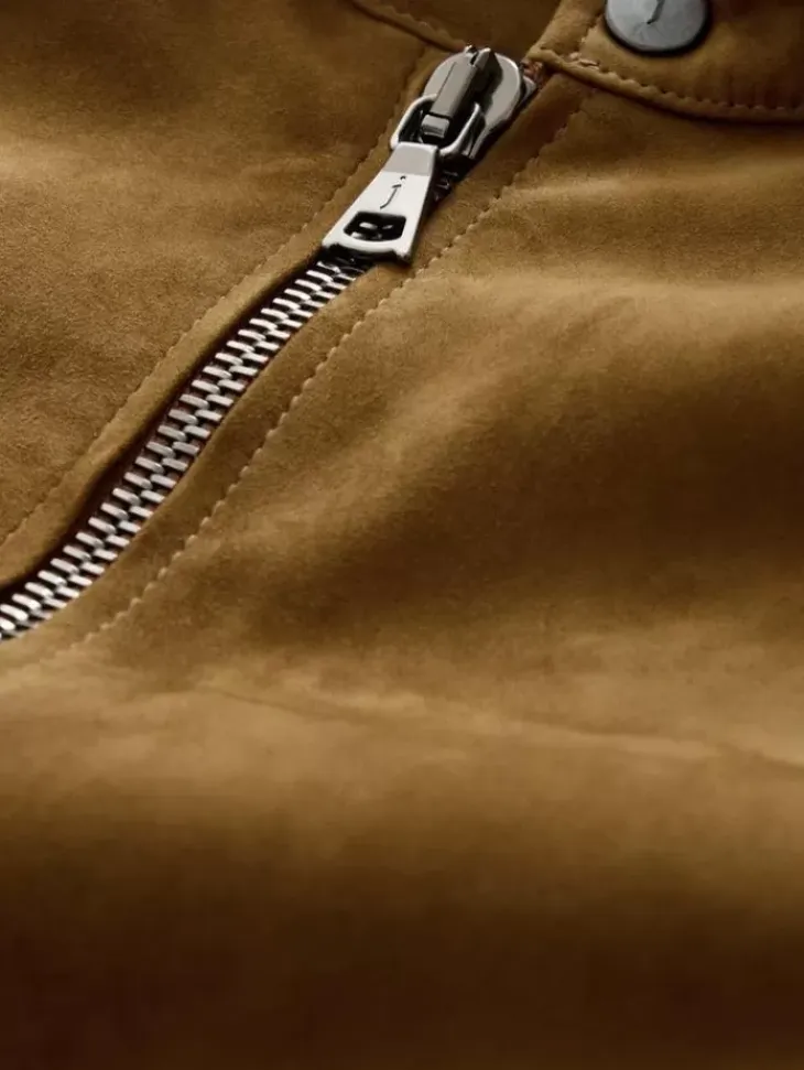 Coats And Jackets|Leather Jackets>John Varvatos HARRIS JACKET JUTE