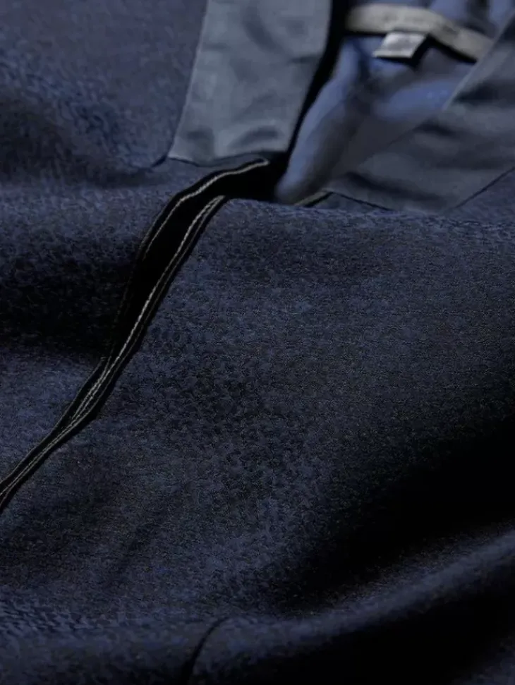 Leather & Outerwear|Tops>John Varvatos HONE VEST BLUEBLACK