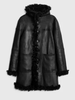Coats And Jackets|Leather Jackets>John Varvatos HOXTON COAT BLACK
