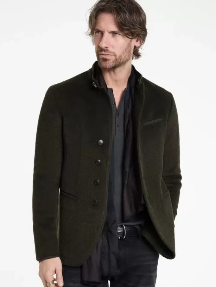 Coats And Jackets|Suit Jackets>John Varvatos HYDE JACKET KOMBUGREEN