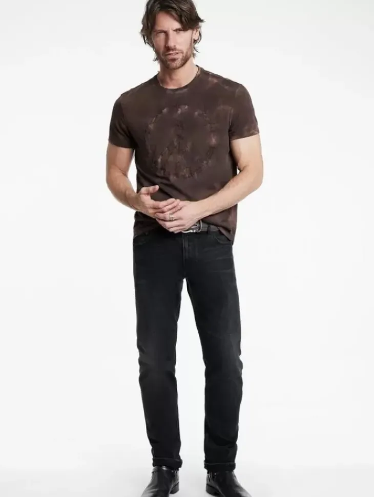 Tops>John Varvatos INK PEACE TEE MAUVEWOOD