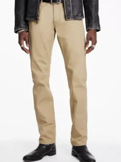 Jeans & Pants>John Varvatos J701 - SELVEDGE JEANS LIGHTKHAKI