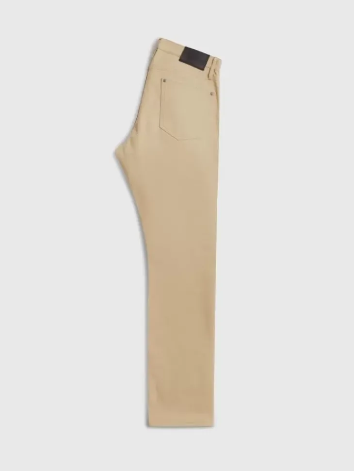 Jeans & Pants>John Varvatos J701 - SELVEDGE JEANS LIGHTKHAKI