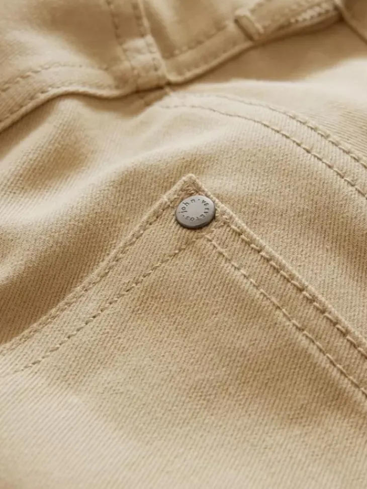 Jeans & Pants>John Varvatos J701 - SELVEDGE JEANS LIGHTKHAKI