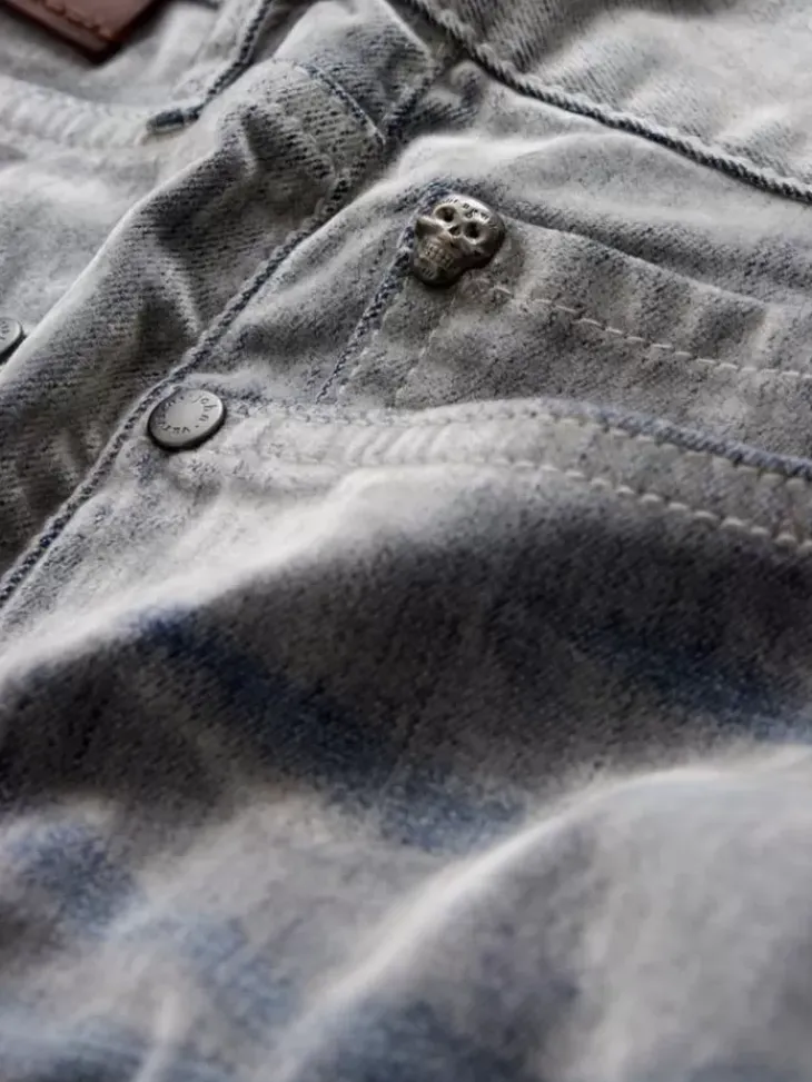 Jeans>John Varvatos J702 - SLIM FIT SMOKEDPEARLGREY