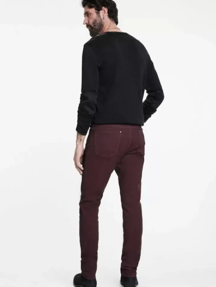 Jeans>John Varvatos J704 - TAPERED FIT OXBLOOD