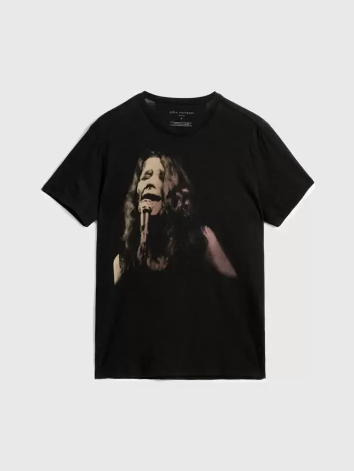 Graphic Tees>John Varvatos JANIS JOPLIN TEE BLACK