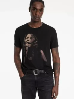 Graphic Tees>John Varvatos JANIS JOPLIN TEE BLACK