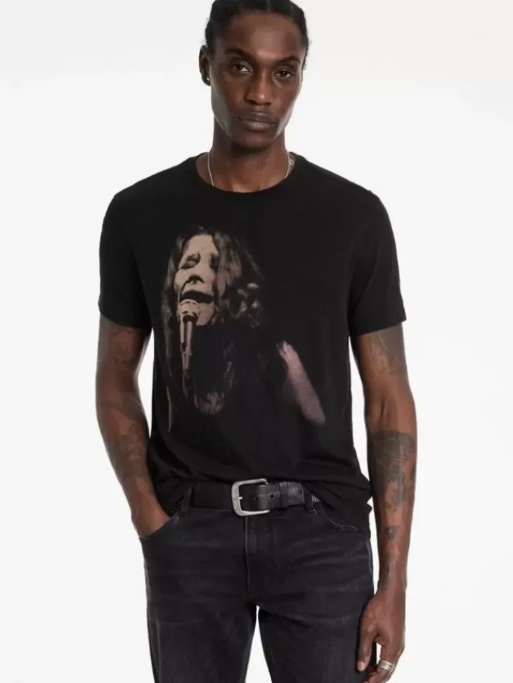 Graphic Tees>John Varvatos JANIS JOPLIN TEE BLACK