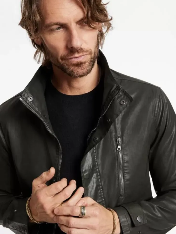 Leather & Outerwear|Tops>John Varvatos KARA JACKET TEAKWOOD