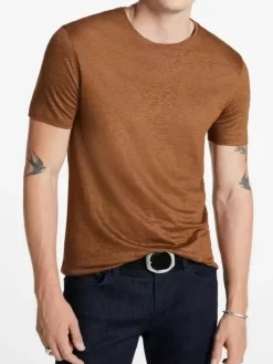 Tops>John Varvatos LAGOA CREWNECK ESPRESSO