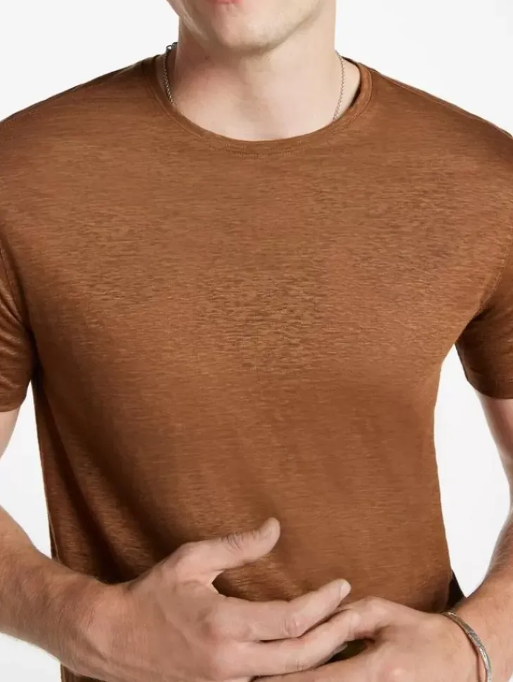 Tops>John Varvatos LAGOA CREWNECK ESPRESSO