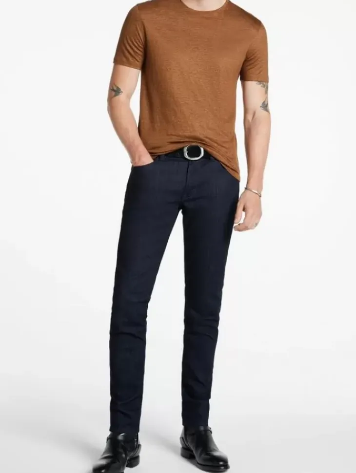 Tops>John Varvatos LAGOA CREWNECK ESPRESSO