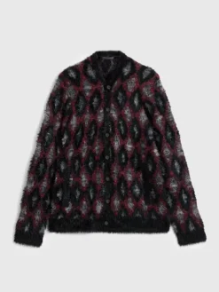 Sweaters>John Varvatos LAYNE CARDIGAN BLACK